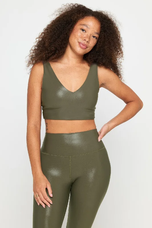 Harlow High Gloss Crop Tank