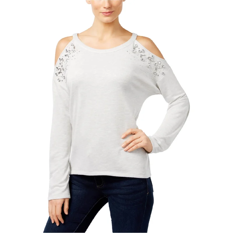 I-N-C Womens Embellished Sweatshirt