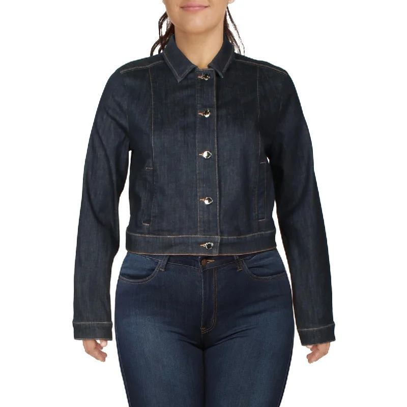 Calvin Klein Womens Jean Short Denim Jacket