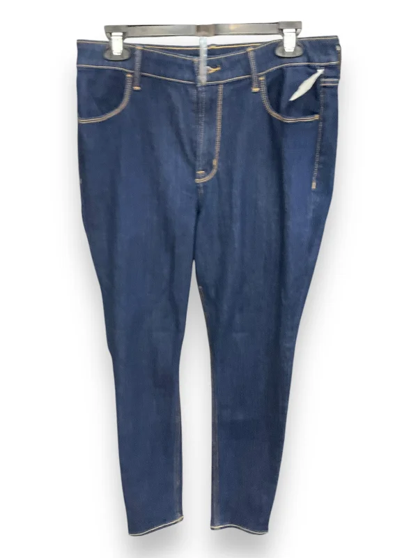 Jeans Skinny By Old Navy In Blue Denim, Size: 12