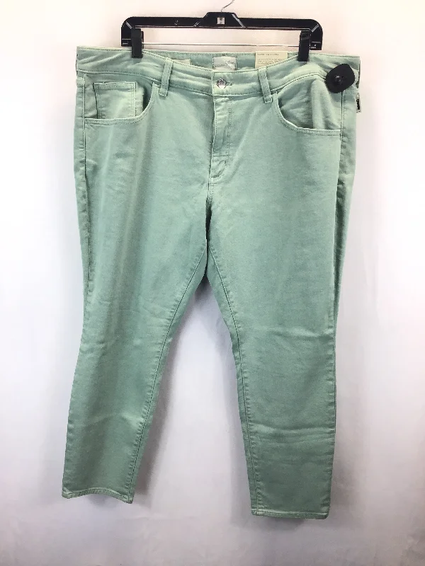 Jeans Straight By Universal Thread In Green, Size: 18