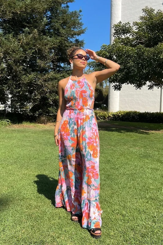 Ginny Multicolor Floral Jumpsuit