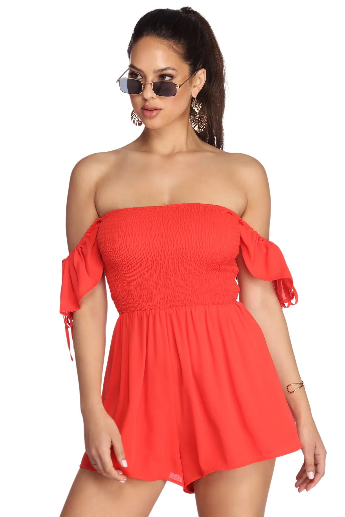 Ring The Alarm Smocked Romper