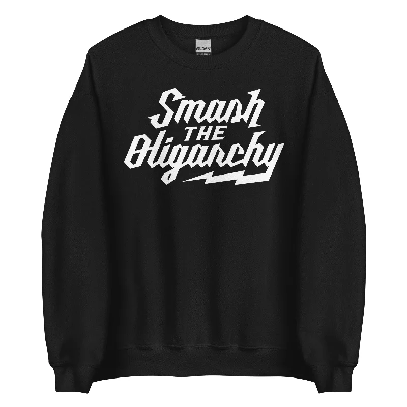 Smash the Oligarchy Crewneck Sweatshirt