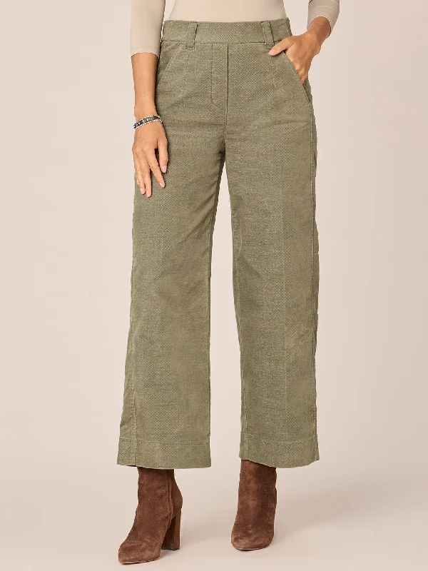 "Ab"leisure Skyrise Side Panel Pull On Wide Leg Glider Petite Pants