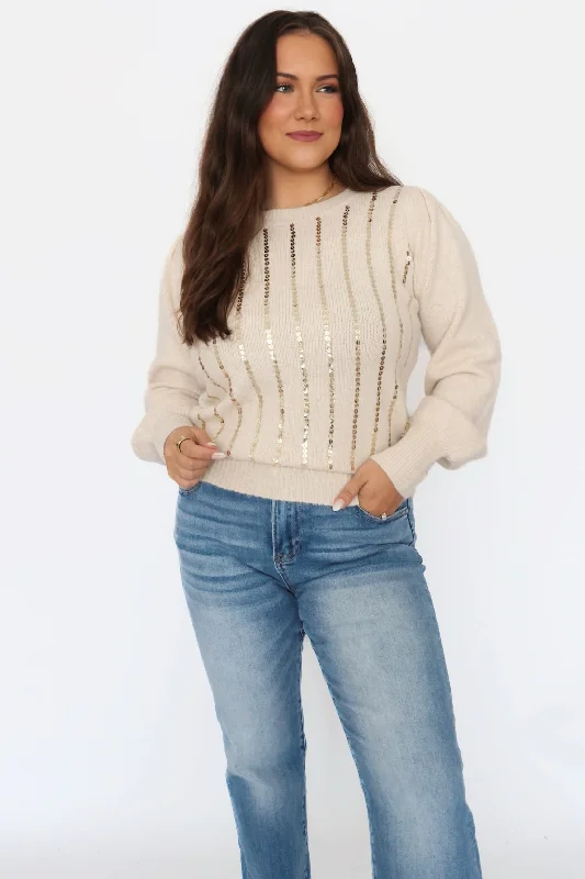 Ellie Sequin Sweater