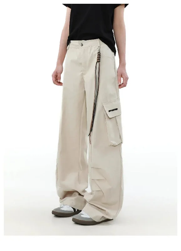 Lanyard Straight Fit Cargo Pants