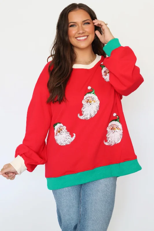 Santa's Coming Sweatshirt