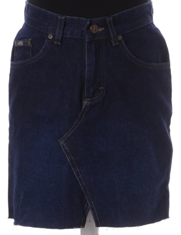 Label Jess Denim Jeans Mini Skirt