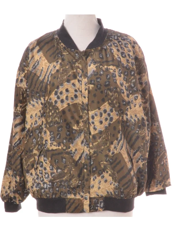 Label Kay Bomber Patterned Jacket