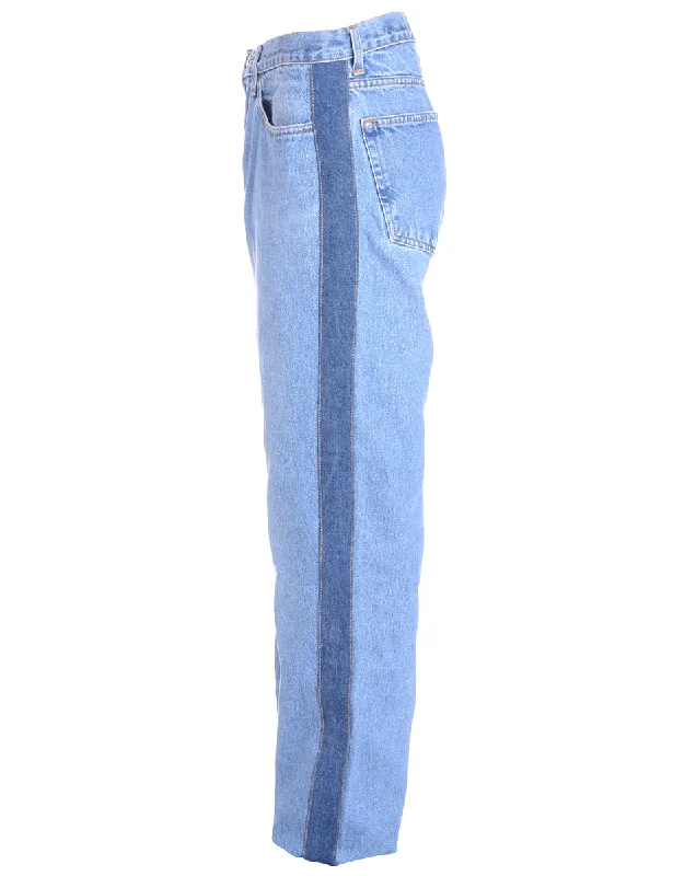 Label Jason Contrast Side Panel Jeans