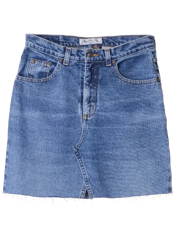 Label Jess Denim Mini Skirt