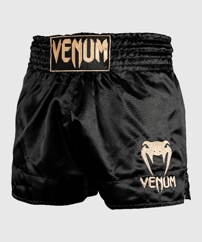 Venum Muay Thai Shorts Classic - Black/Gold