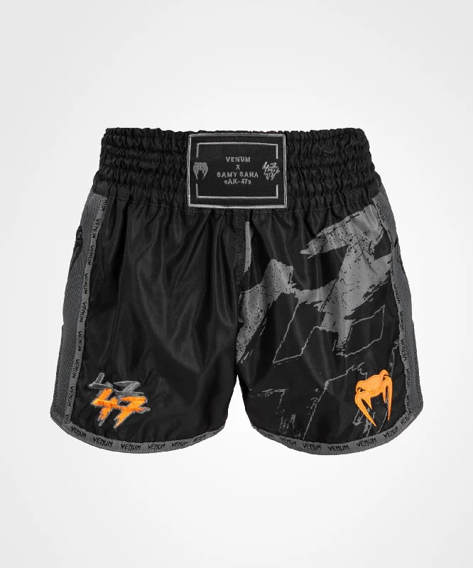 Venum S47 Muay Thaï Short - Black/Orange