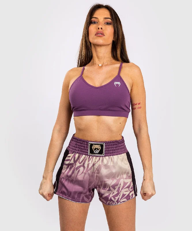 Venum x Kaz Muay Thai Shorts - Dusky Orchid